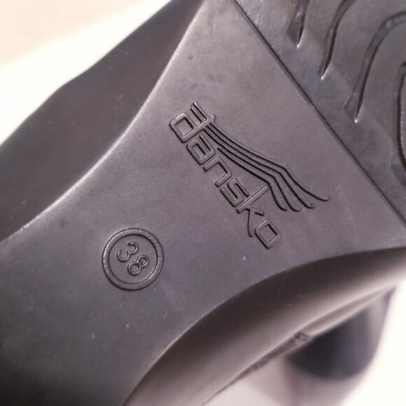 Dansko Leather Slip on Clogs - Picture 4 of 13